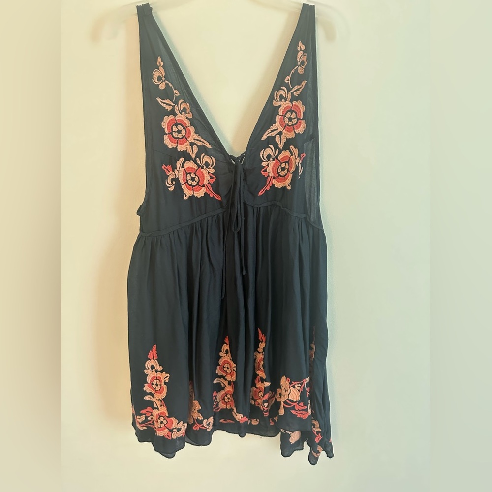 Free People floral mini dress